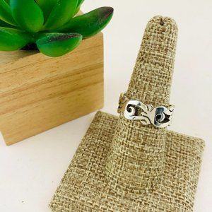 Sterling Silver Scroll Ring